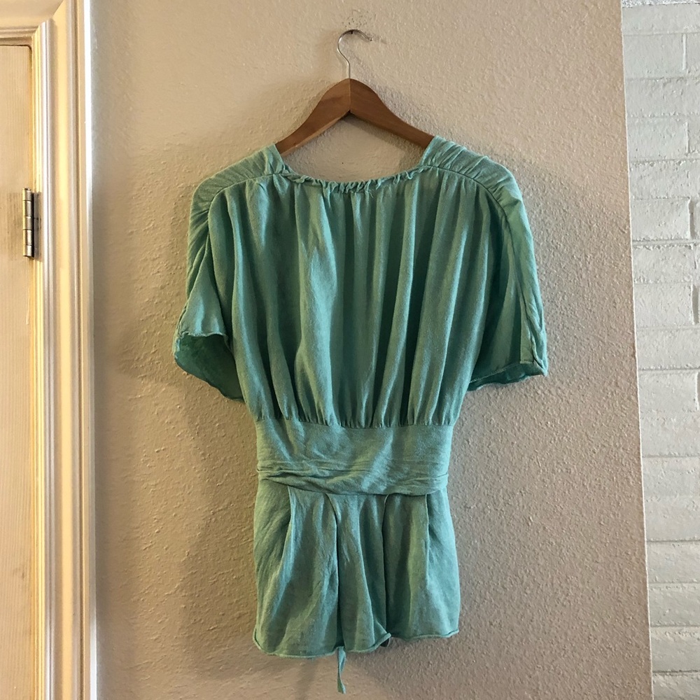 Anthropologie Moth mint green belted cardigan - Picture 5 of 8